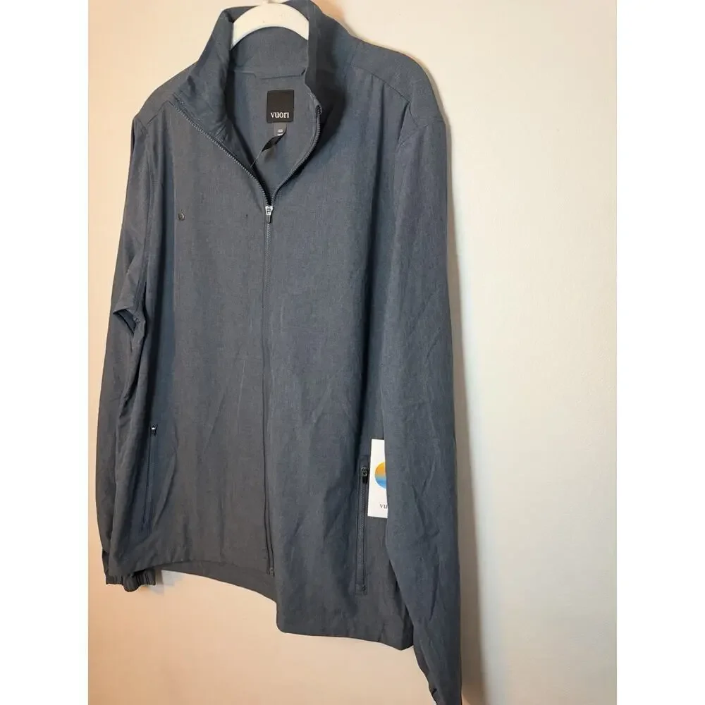 Vuori Track Jacket Navy blue Mens Sz L NWT $98